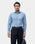 Bluish Grey Textured Shirt - Persia