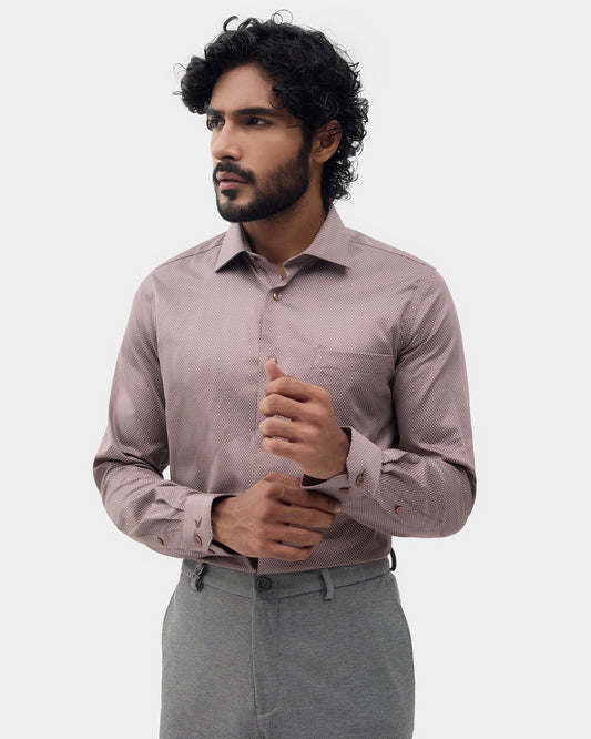 Brown Printed Shirt - Fridge