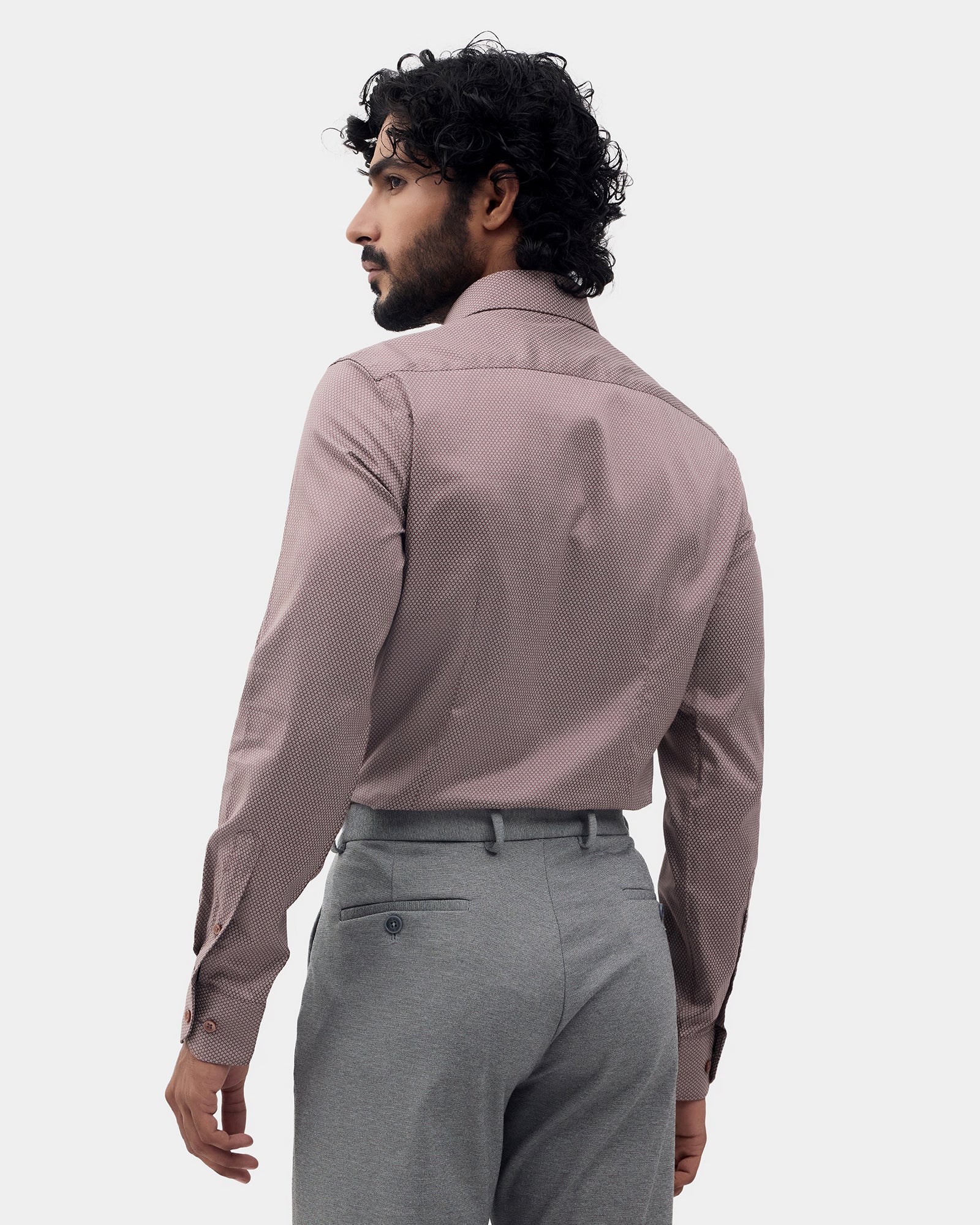 Brown Printed Shirt - Fridge
