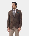 Brown Check Blazer - Windor