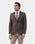 Brown Check Blazer - Windor