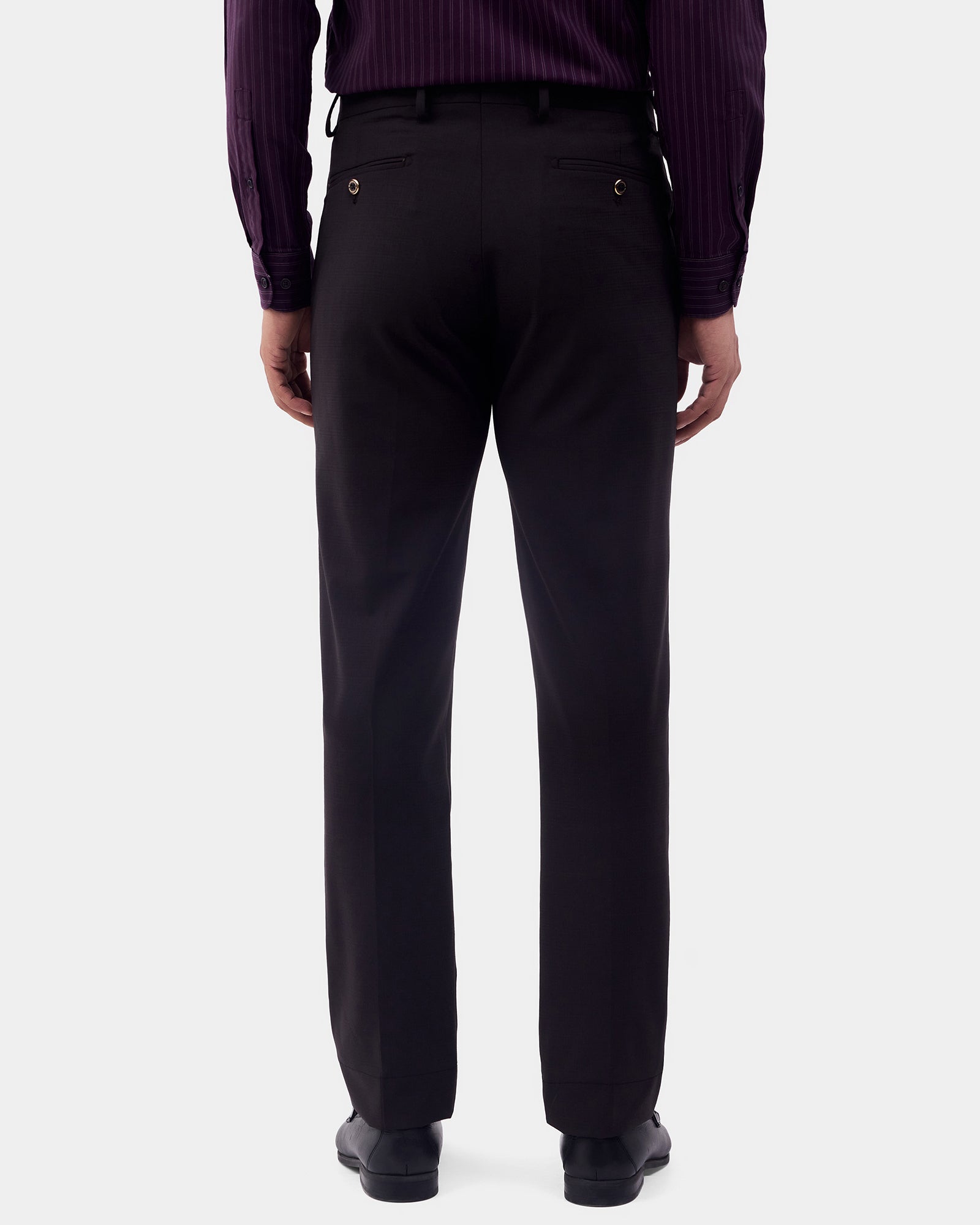 Brown Luxe Check Trouser - Orient