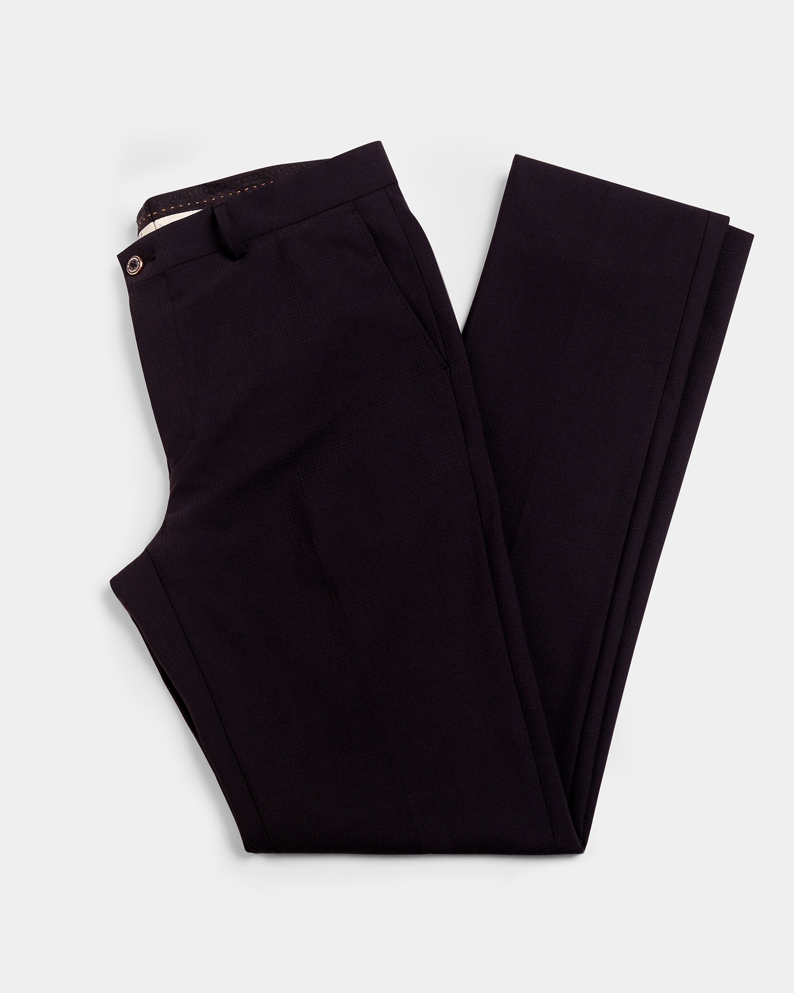 Brown Luxe Check Trouser - Orient