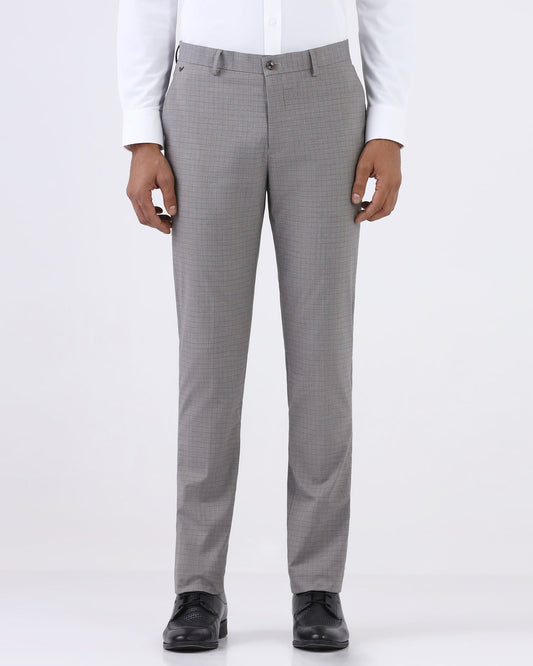 Brown Check Trouser - Cole