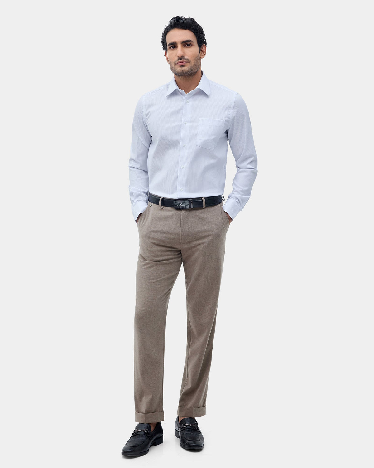 Brown Check Trouser - Texter