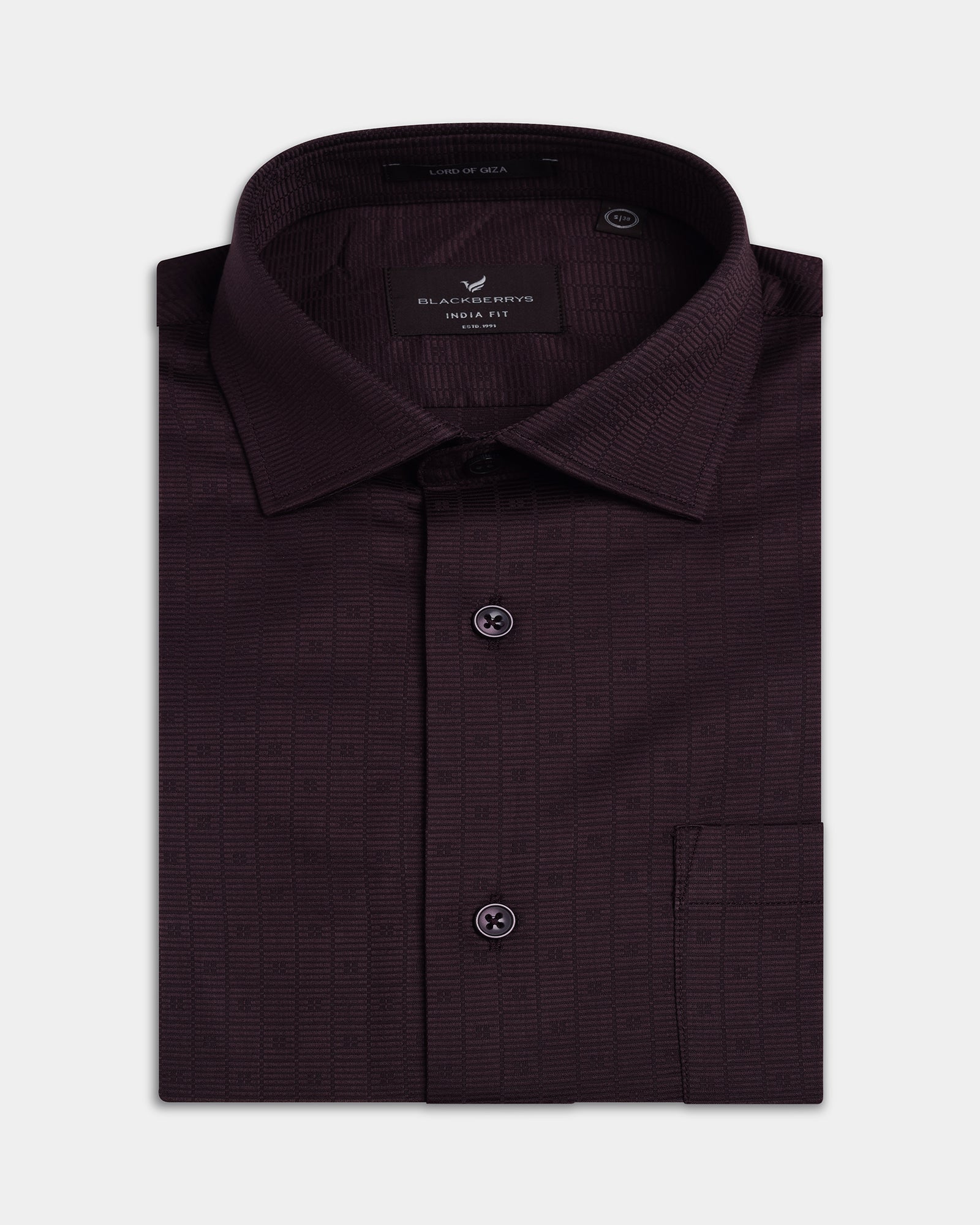 Brown Textured Shirt - Network
