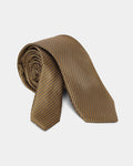 Brown Jacquard Tie - Berlin
