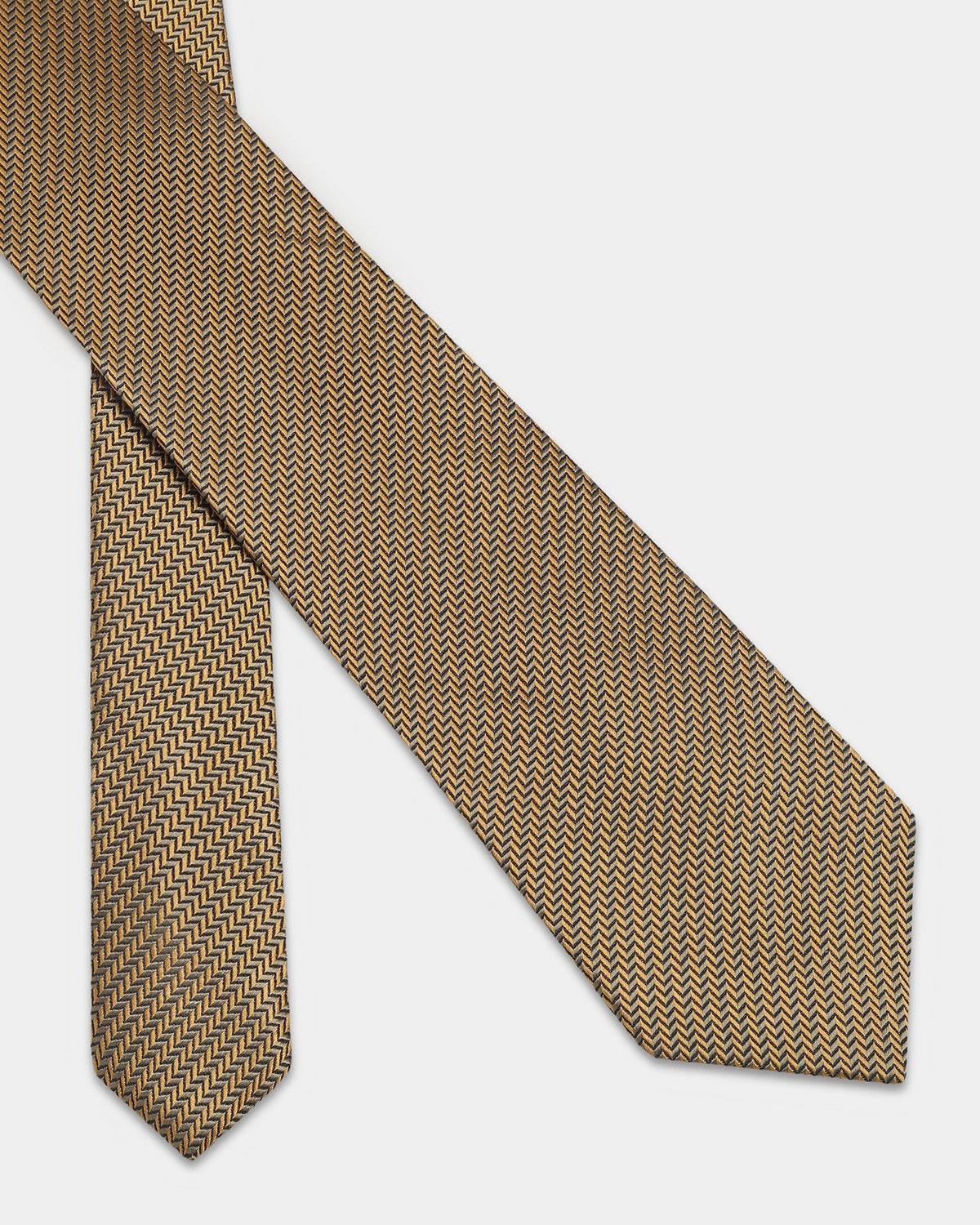 Brown Jacquard Tie - Berlin