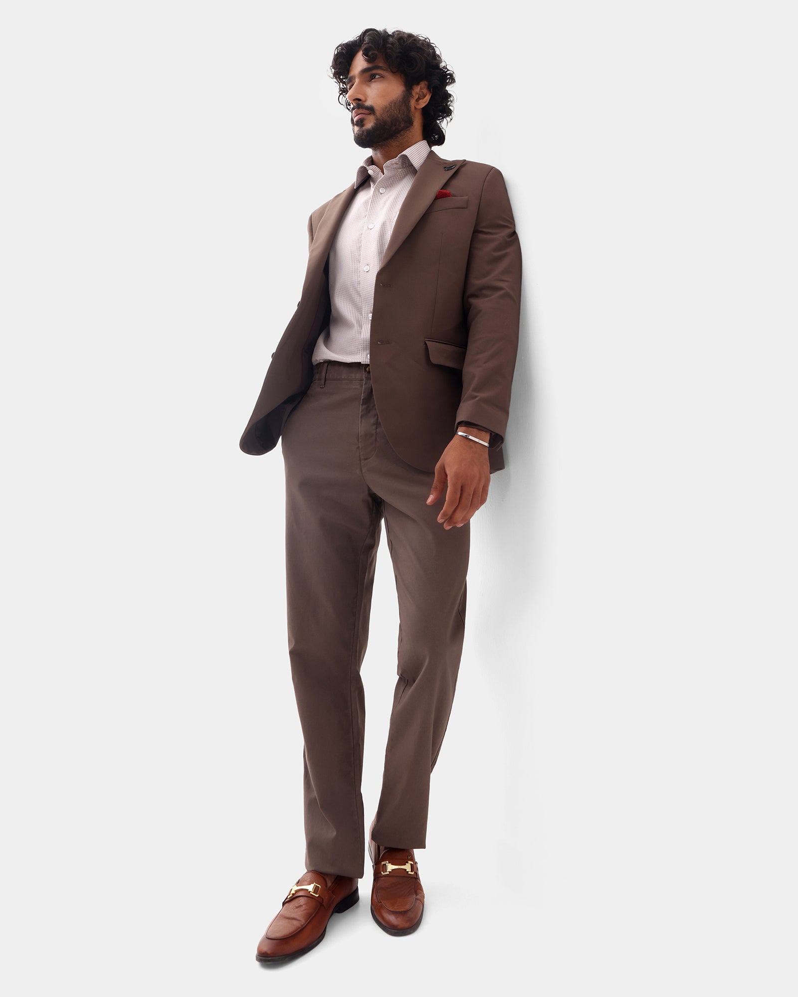 Brown Check Shirt - Elix