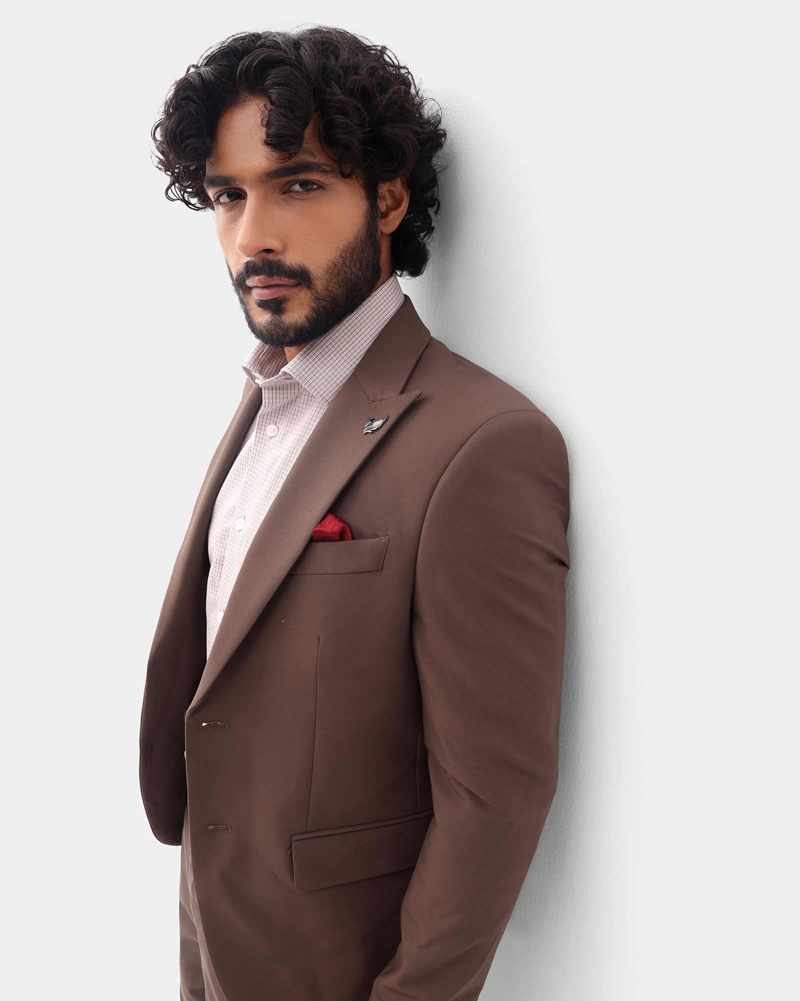 Brown Check Shirt - Elix