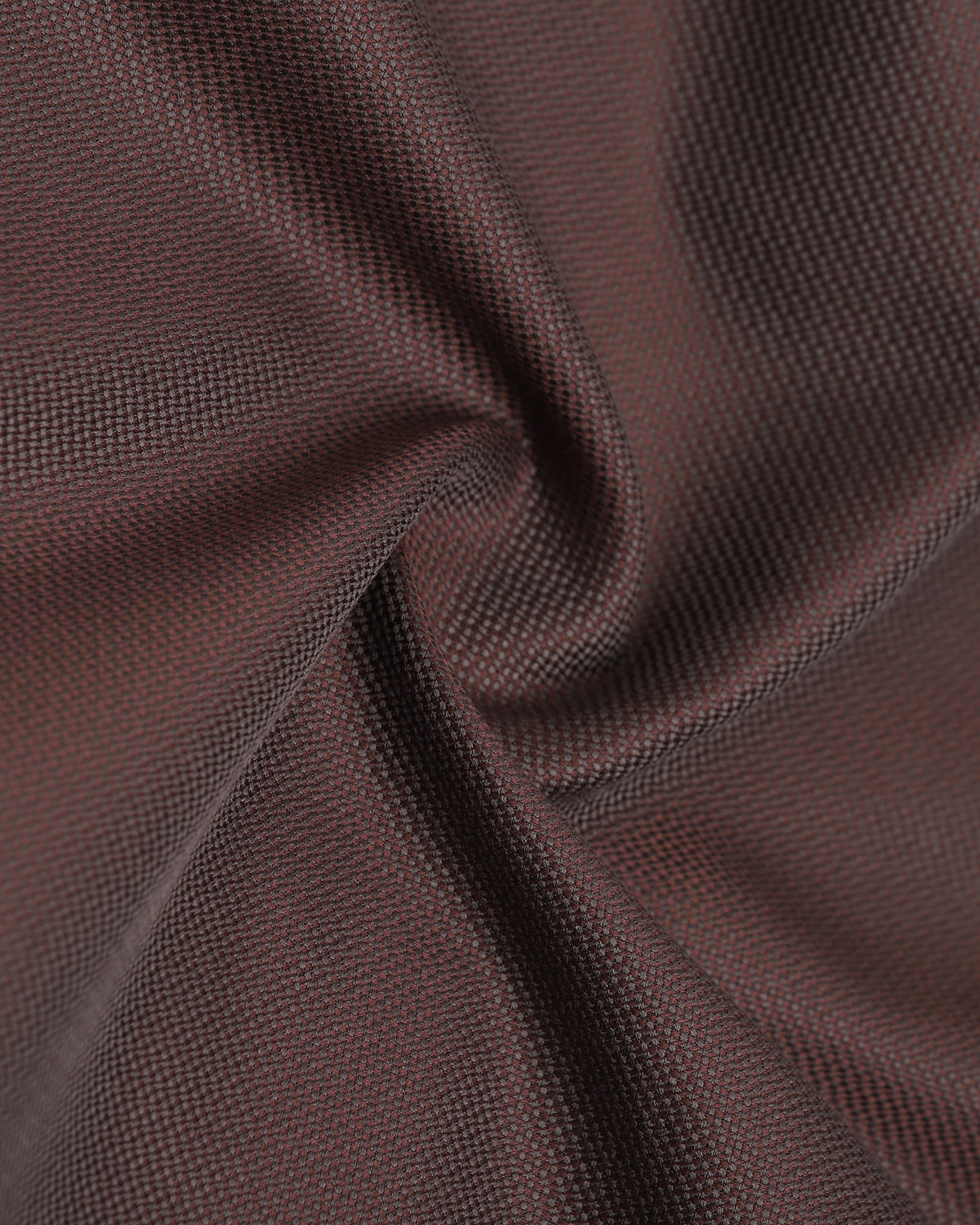 Brown Textured Shirt - Chiba