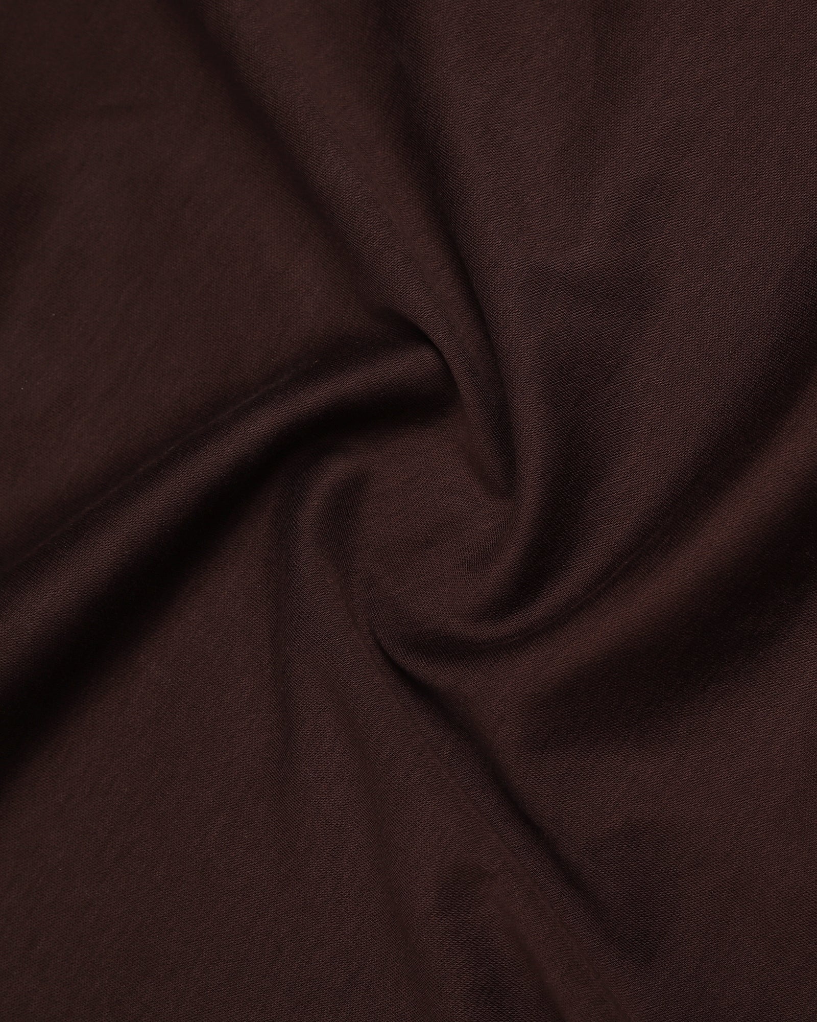 Brown Polo Neck Solid Sweatshirt - Charlie