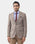 Brown Solid Blazer - Sobo