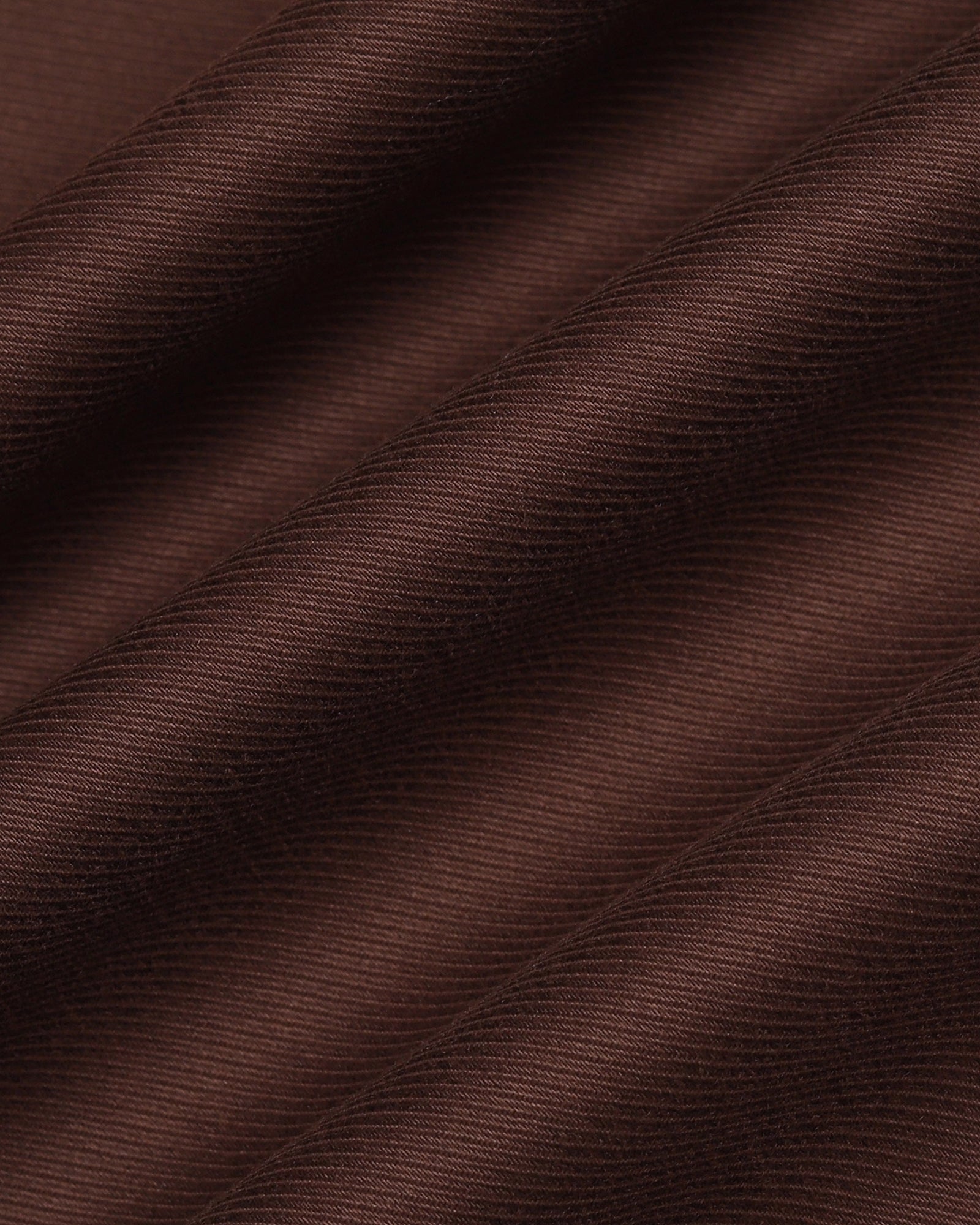 Brown Solid Khakis - Sinai