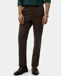 Brown Solid Trouser - Donny
