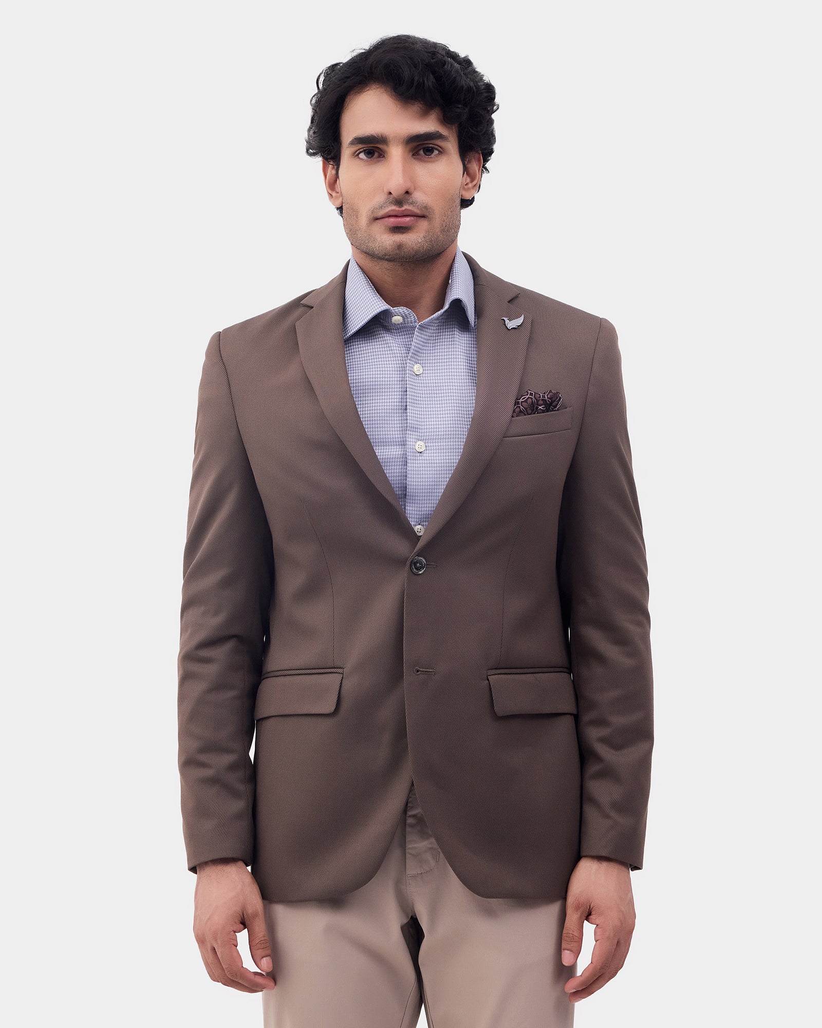 2 SB SLIM FIT SOLID JACKET
