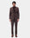 Brown Three Piece Solid Suit - Colteo