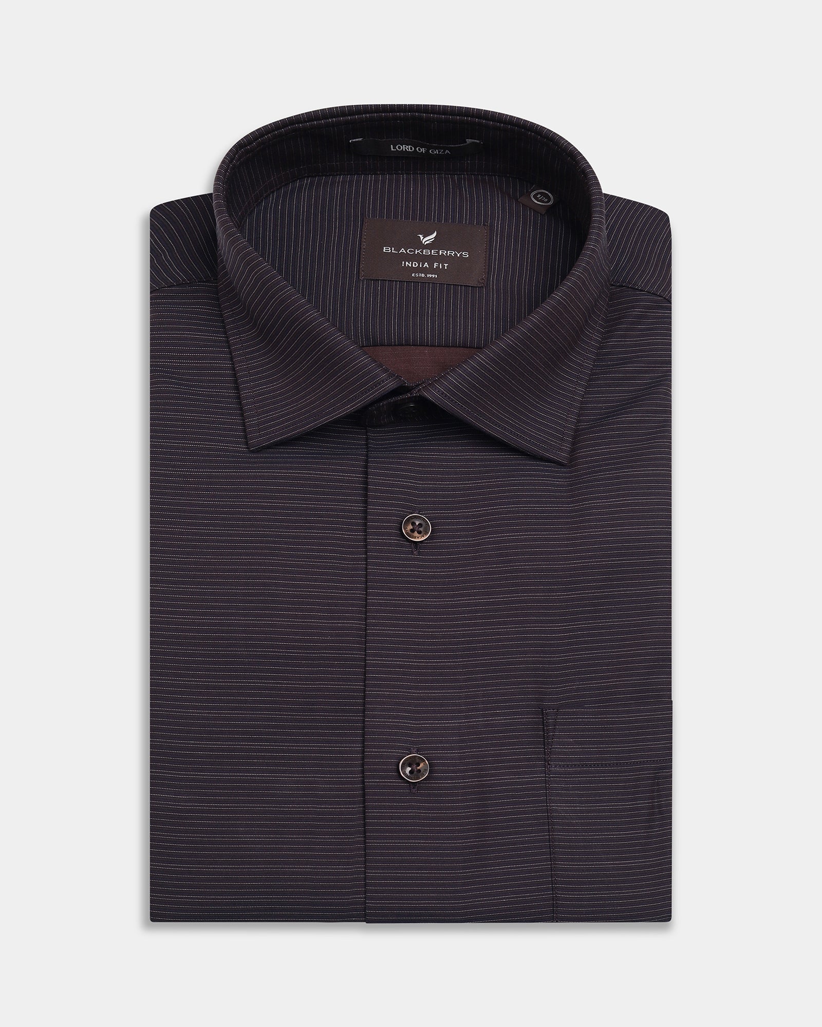 Brown Stripe Shirt - Lorx