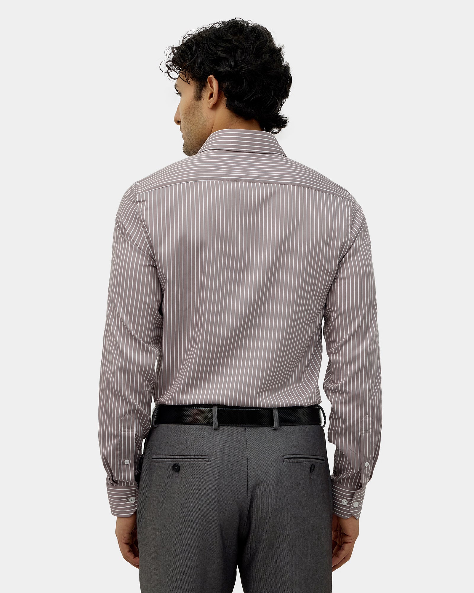 Brown Stripe Shirt - Soccer