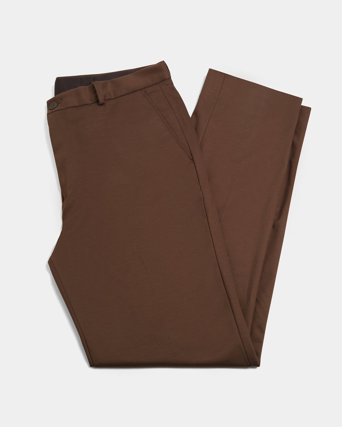 Brown TechPro Textured Trouser - Valex