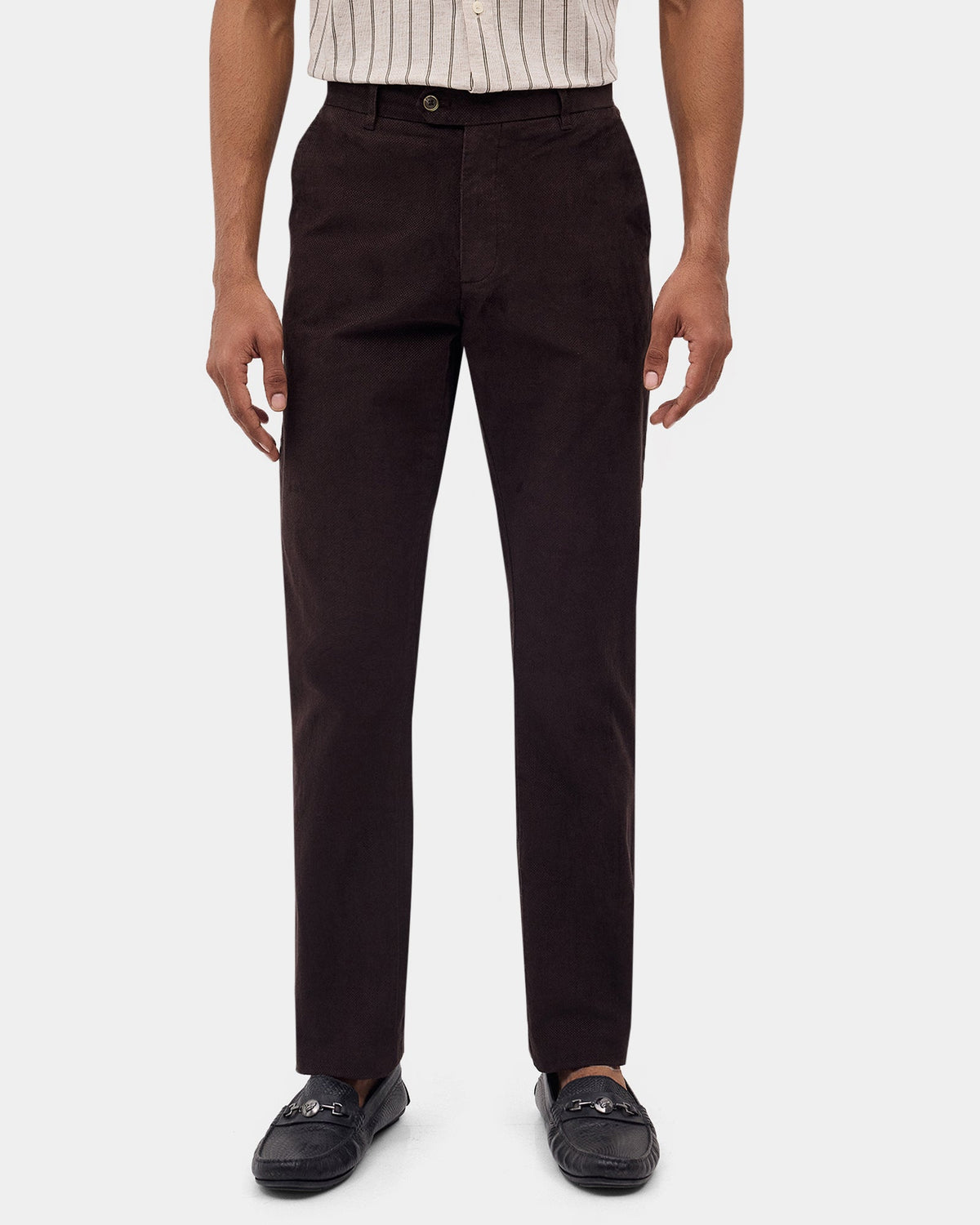 Brown Corduroy Khakis - Dustin