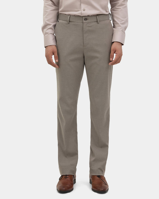 Brown Textured Trouser - Hublot