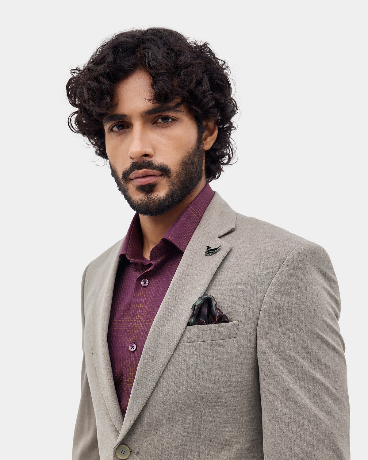 Brown Two Piece Check Suit - Zexter