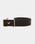 Leather Brown Solid Belts - Atlas