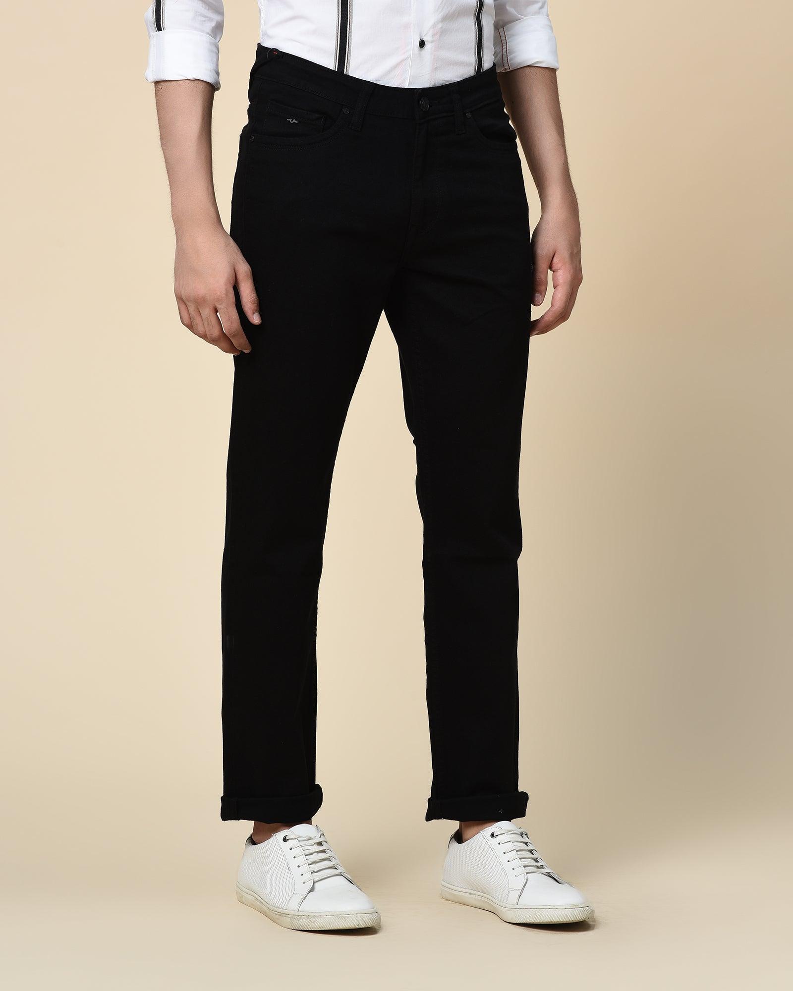 Laze FIt FIt Black Jeans - Jacob