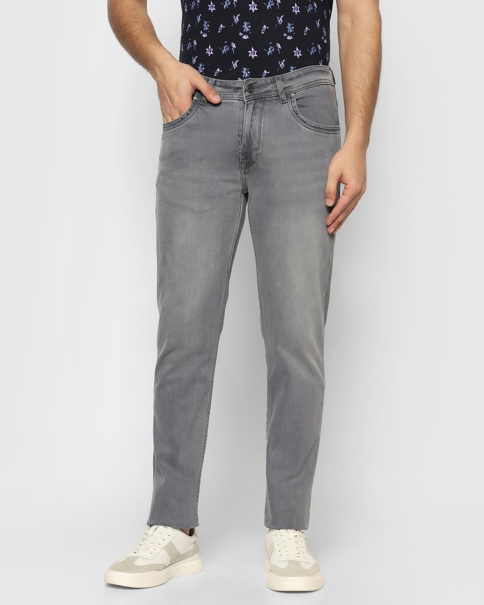 Slim Comfort Buff Fit Grey Jeans - Nico