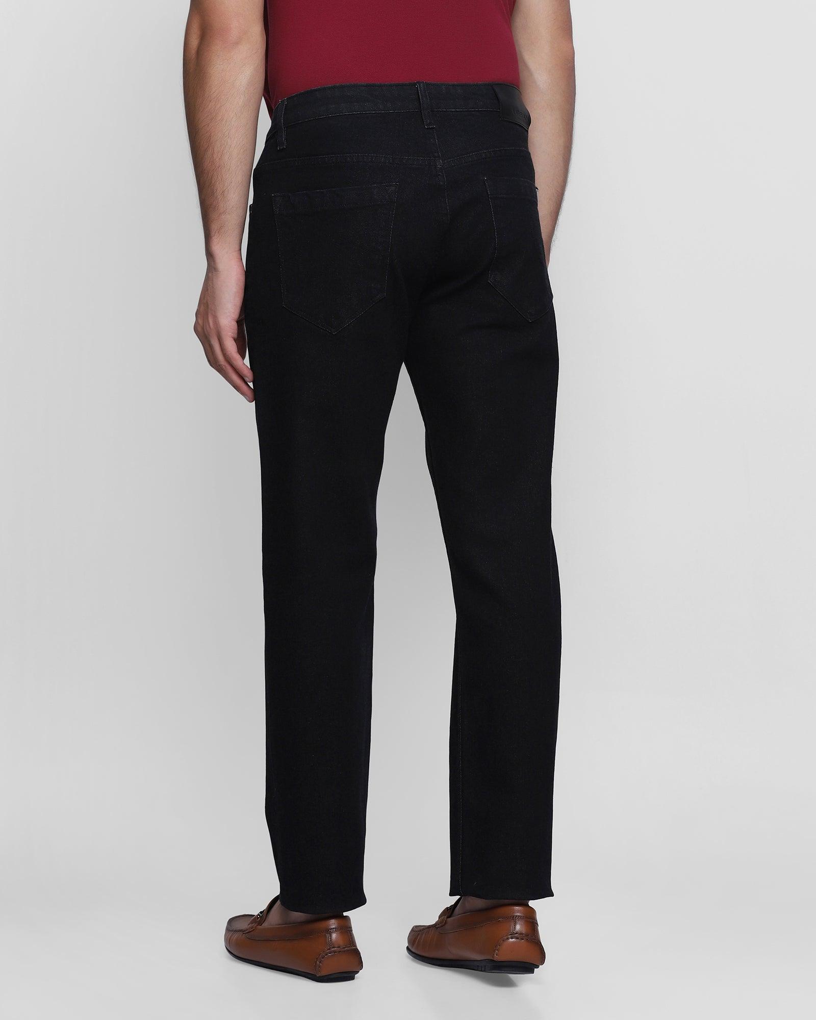 Slim Comfort Buff Fit Black Jeans - Fable