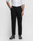 Straight B-90 Casual Black Solid Khakis - Clate