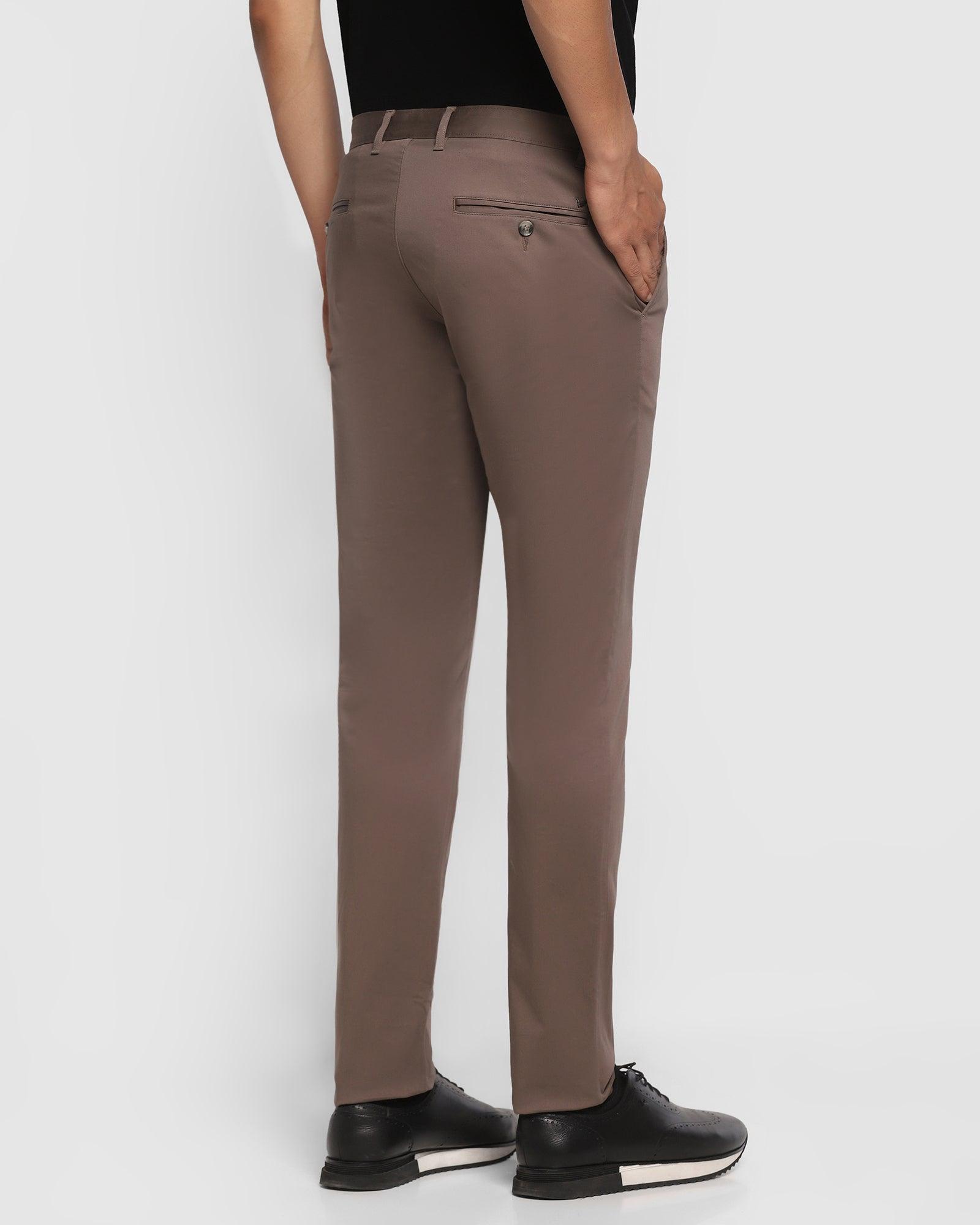 Slim Fit B-91 Casual Mouse Solid Khakis - Cultrane