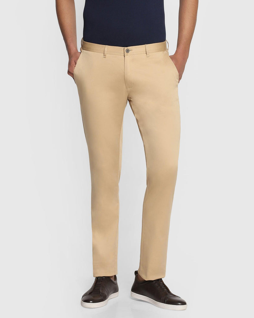 Slim Fit B-91 Casual Khaki Solid Khakis - Clark