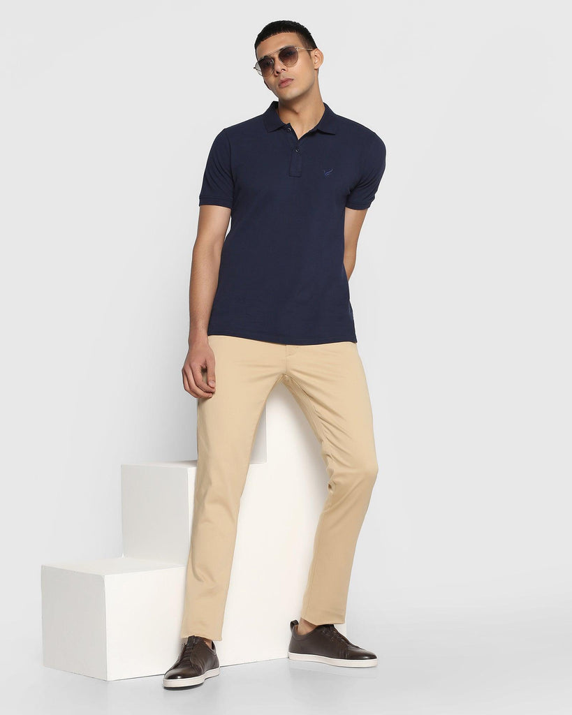 Slim Fit B-91 Casual Khaki Solid Khakis - Clark