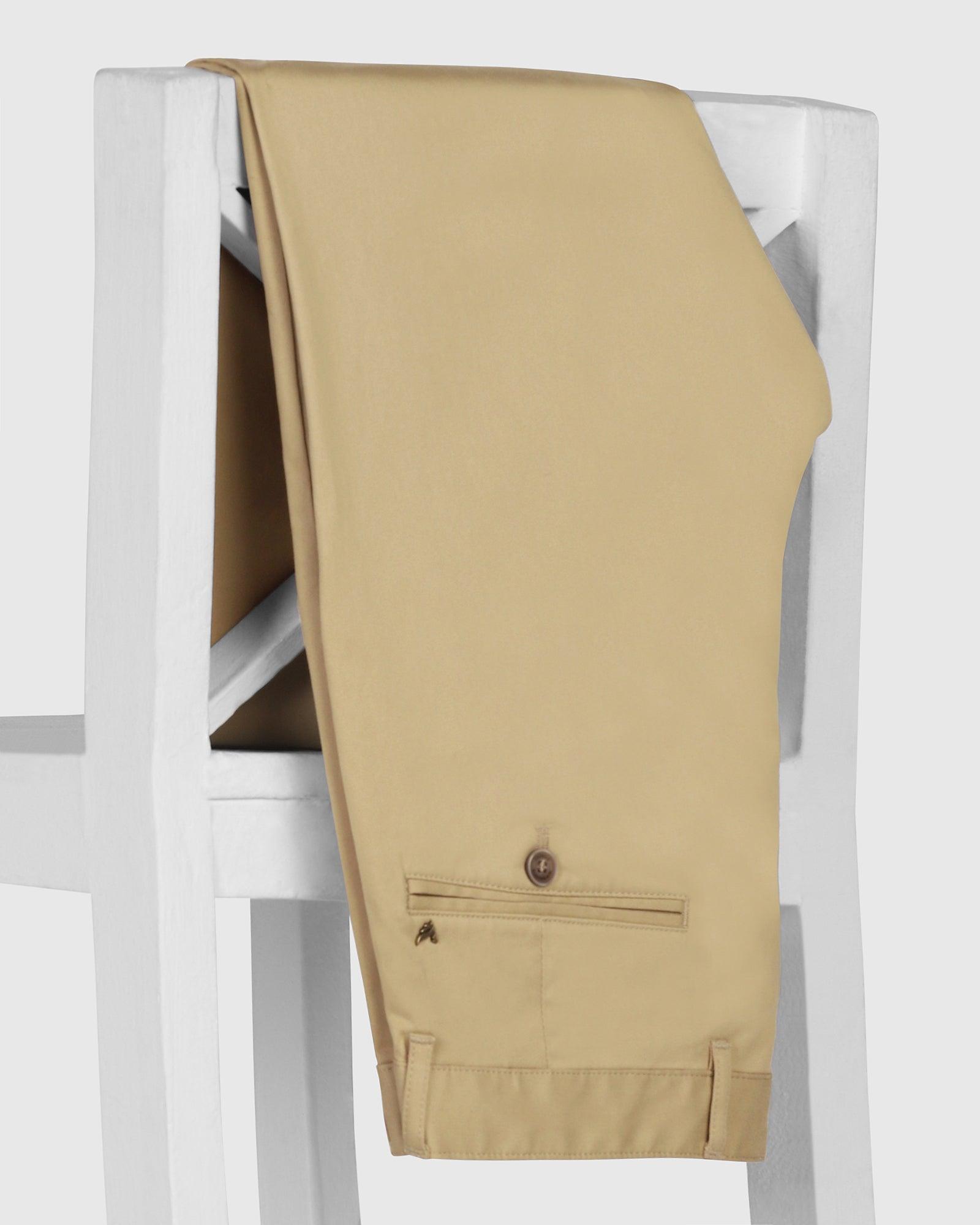 Slim Fit B-91 Casual Khaki Solid Khakis - Cultron