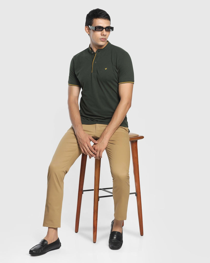 Slim Fit B-91 Casual Khaki Solid Khakis - Lab