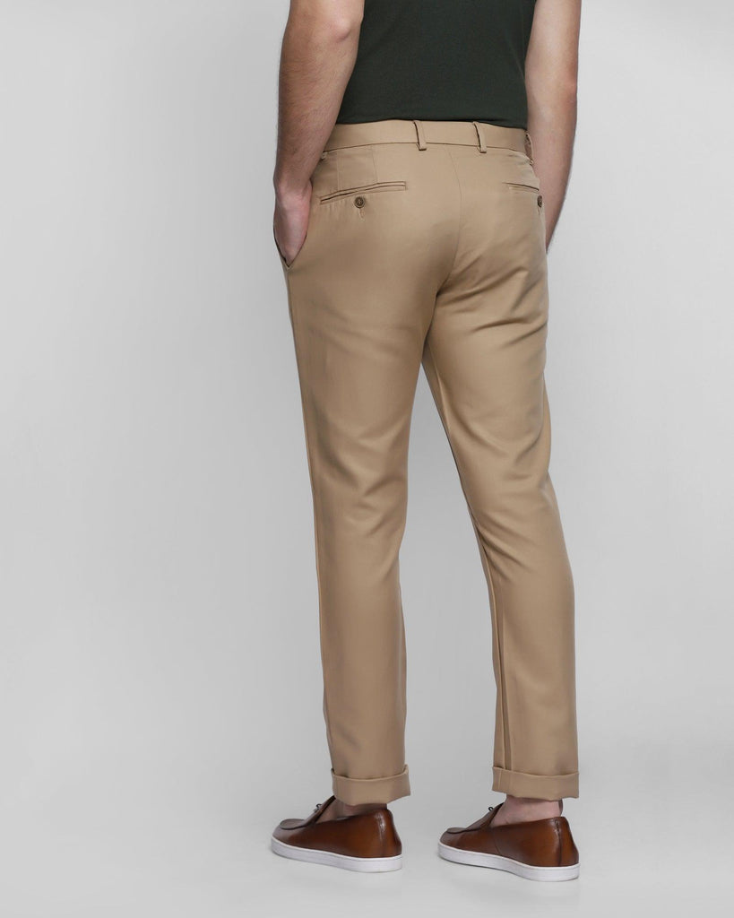 Slim Comfort B-95 Casual Khaki Solid Khakis - Supima