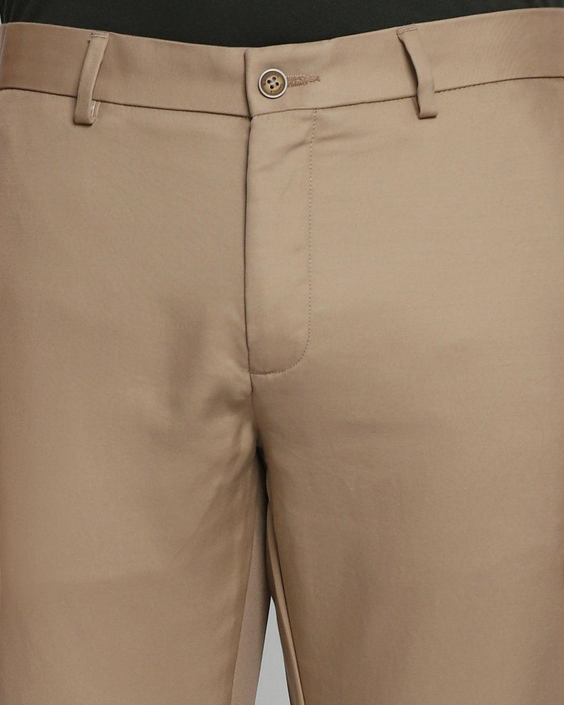 Slim Comfort B-95 Casual Khaki Solid Khakis - Supima