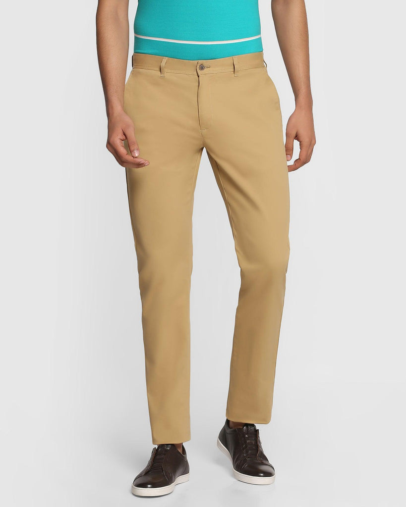 Slim Comfort B-95 Casual Khaki Solid Khakis - Tab