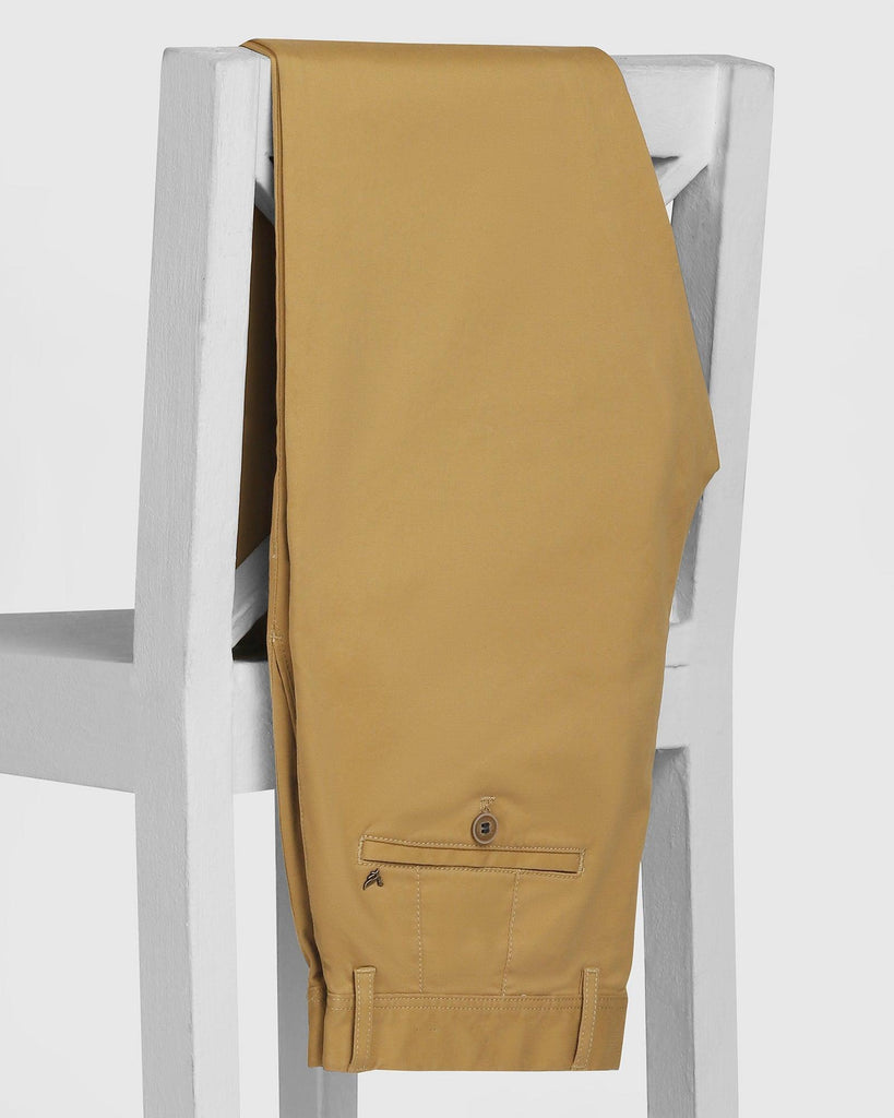 Slim Comfort B-95 Casual Khaki Solid Khakis - Tab