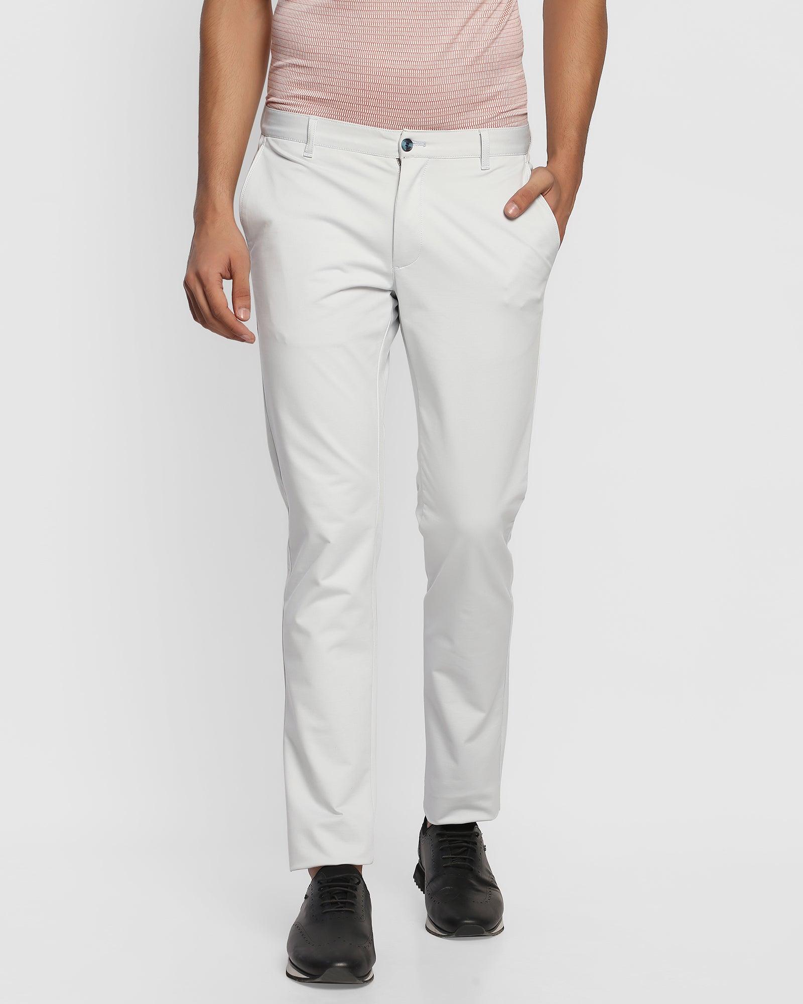 Solid Casual Khakis In Light Blue B-91 (Hector) - Blackberrys