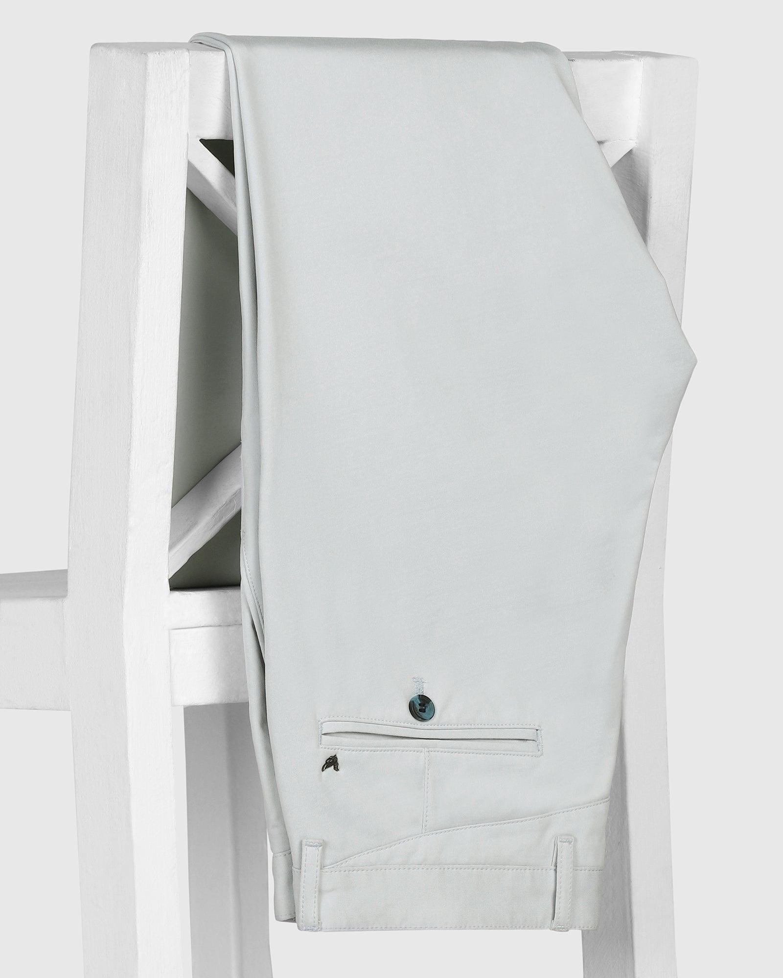 Solid Casual Khakis In Light Blue B-91 (Hector) - Blackberrys