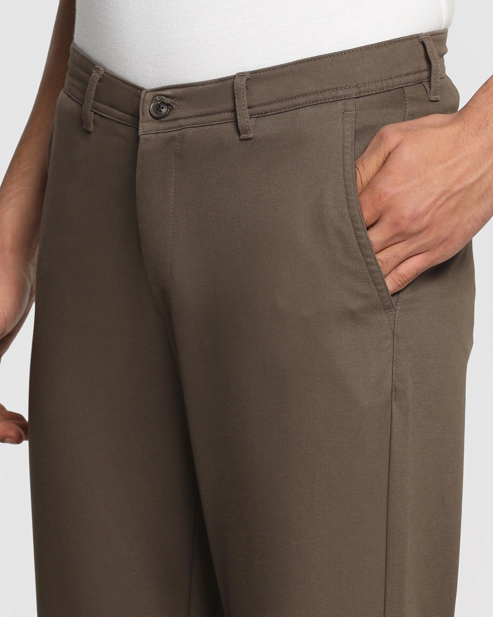 Straight B-90 Casual Mouse Solid Khakis - Clate