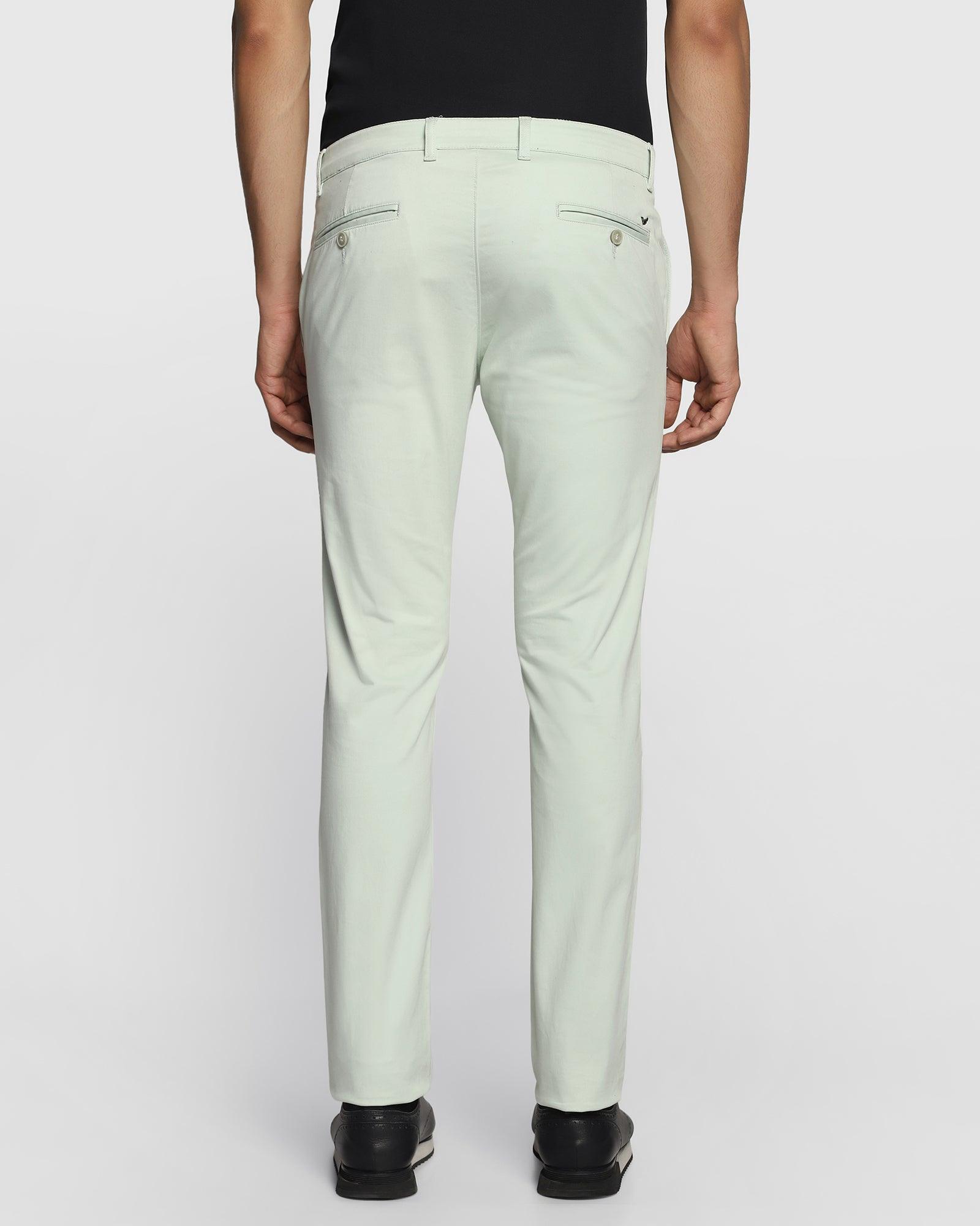 Solid Teoman Light Green Mens Cotton Formal Trousers Pants, Regular Fit at  Rs 899 in Mumbai