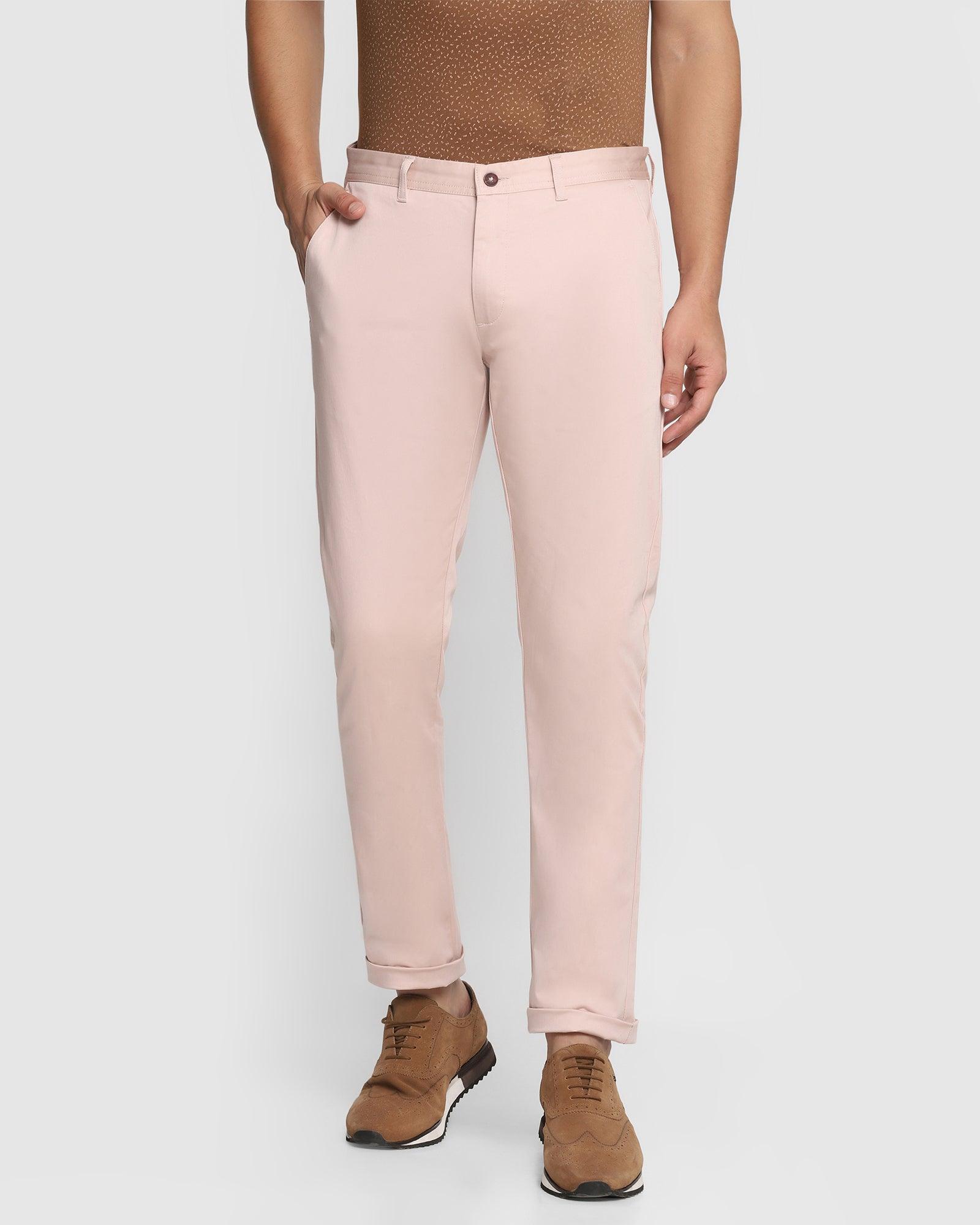 Solid Casual Khakis In Light Pink B-95 (Mark) - Blackberrys