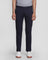 Slim Fit B-91 Casual Navy Solid Khakis - Clay