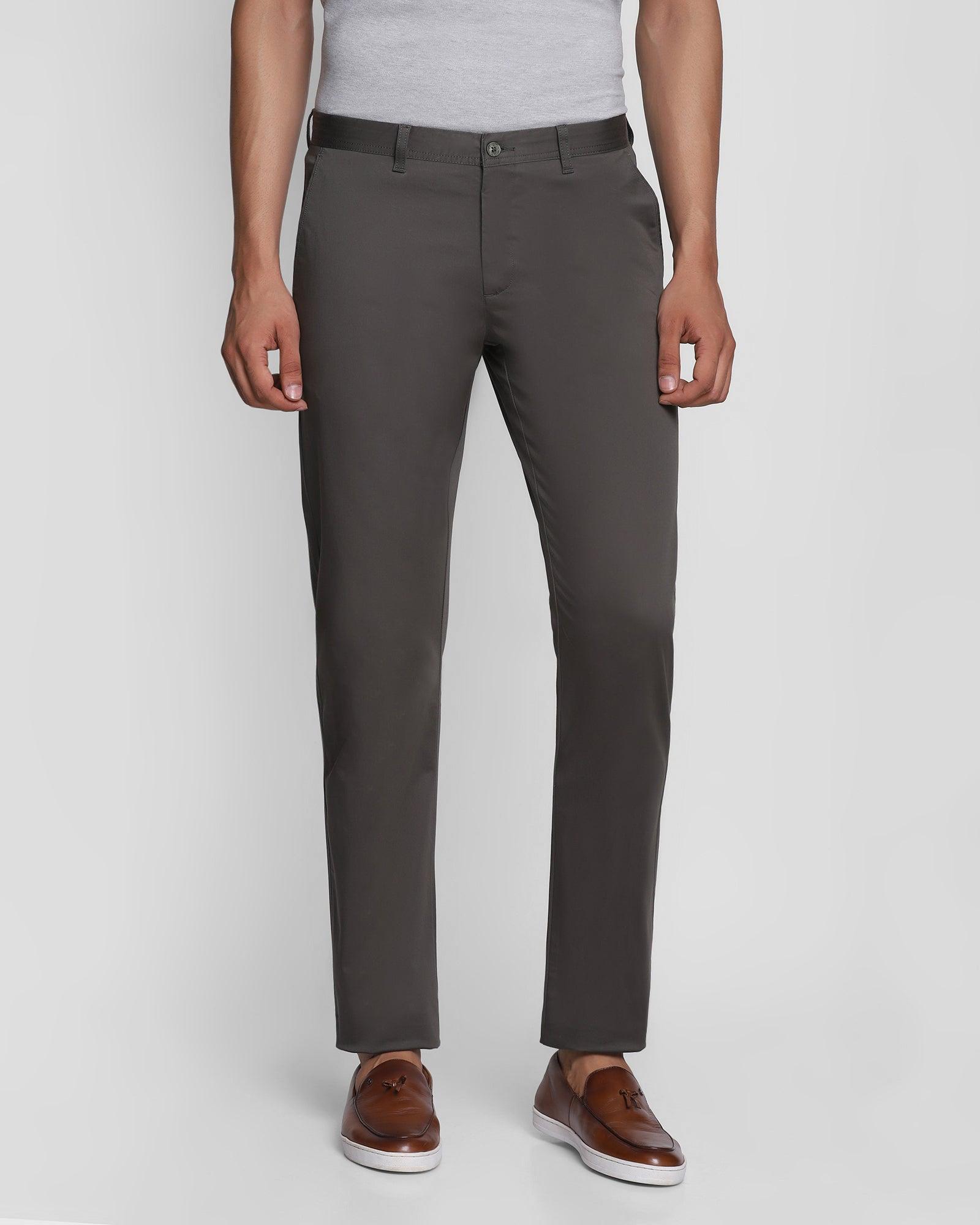 Solid Casual Khakis In Olive B-95 (Mark) - Blackberrys