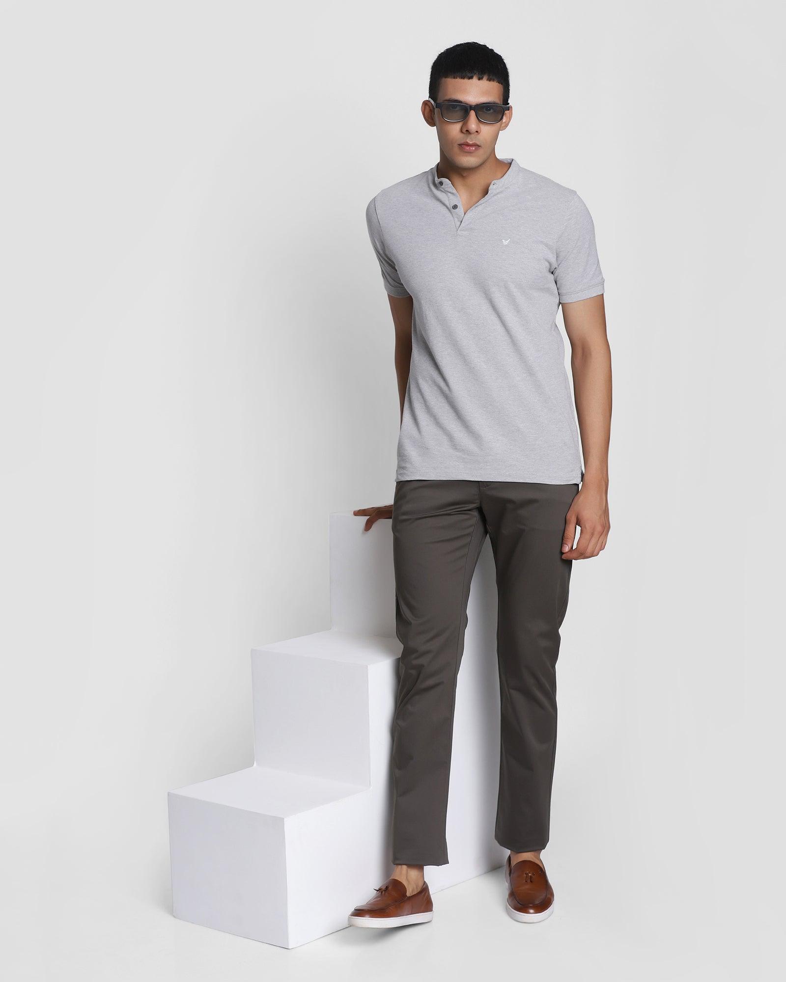 Solid Casual Khakis In Olive B-95 (Mark) - Blackberrys