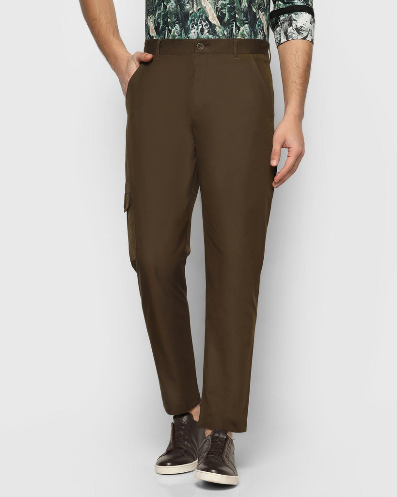 Nadal Casual Olive Solid Khakis - Cargo